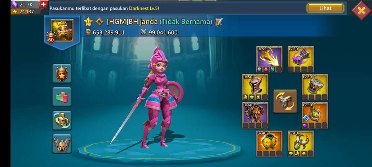 Menjual akun 